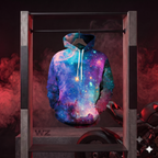 Hoodie Ciel Étoilé Imprimé