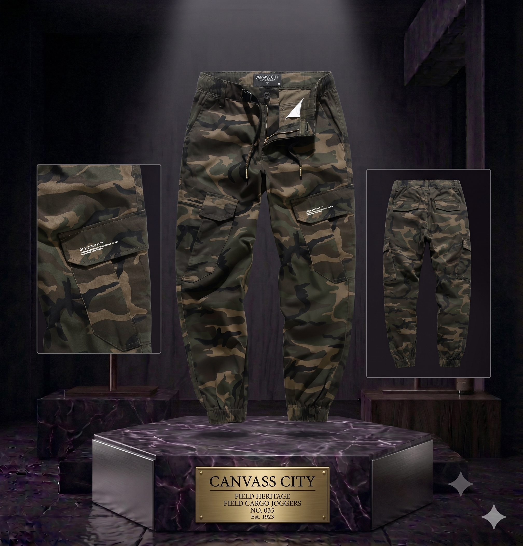Pantalon Jogger Camouflage Streetwear