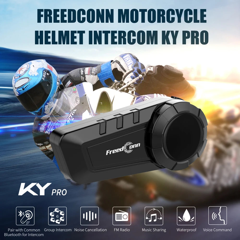 Intercom Moto Bluetooth KY Pro 1000M