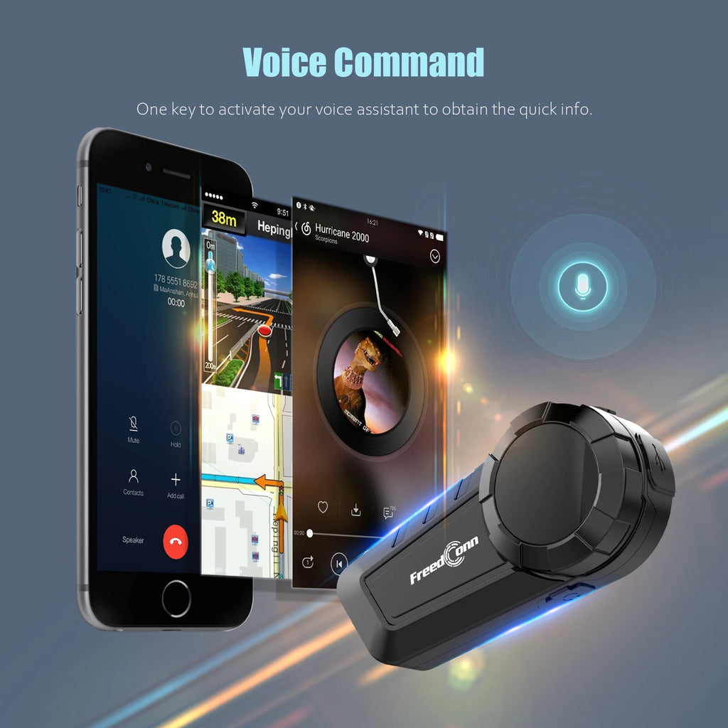 Intercom Moto Bluetooth KY Pro 1000M