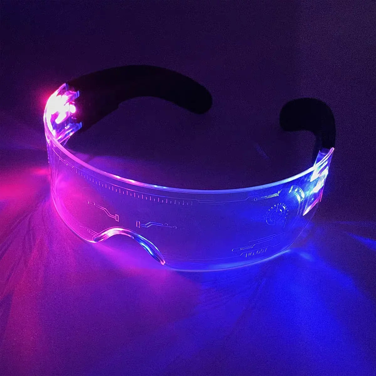 Lunettes LED Lumineuses Cyberpunk