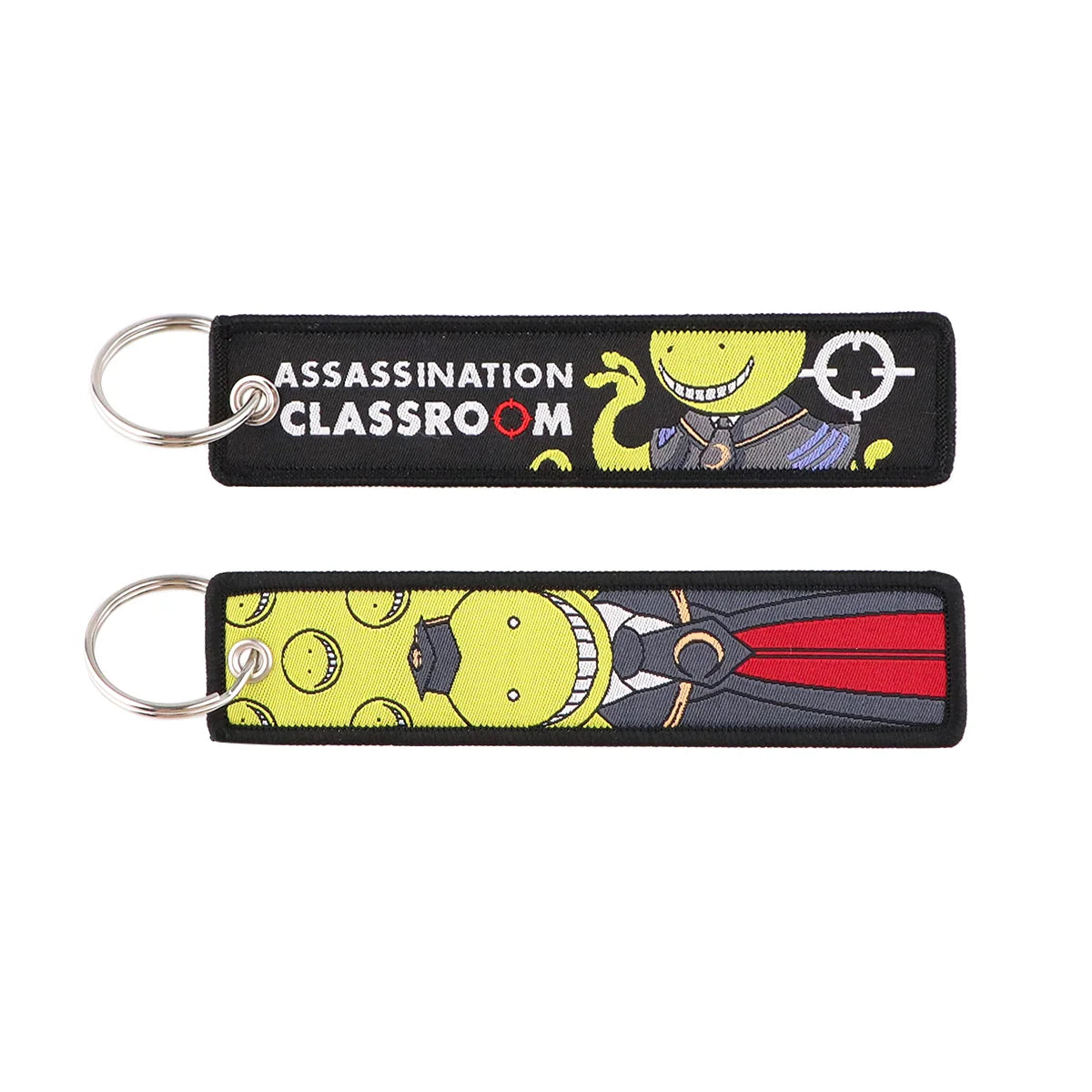 Porte-Clé Brodé Anime Moto