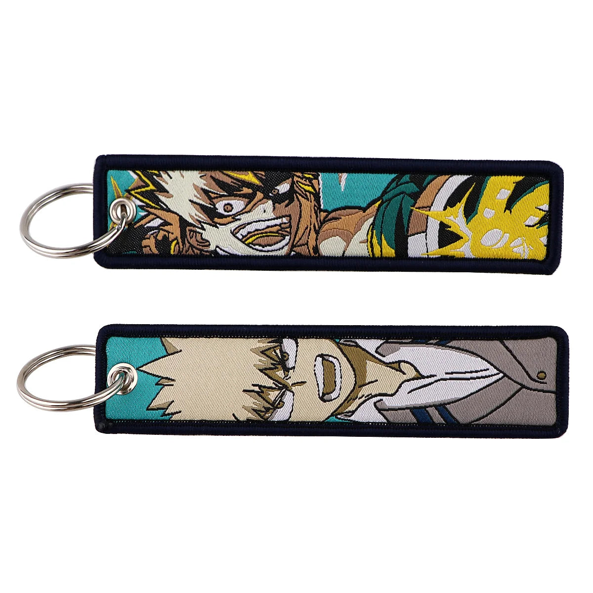 Porte-Clé Brodé Anime Moto