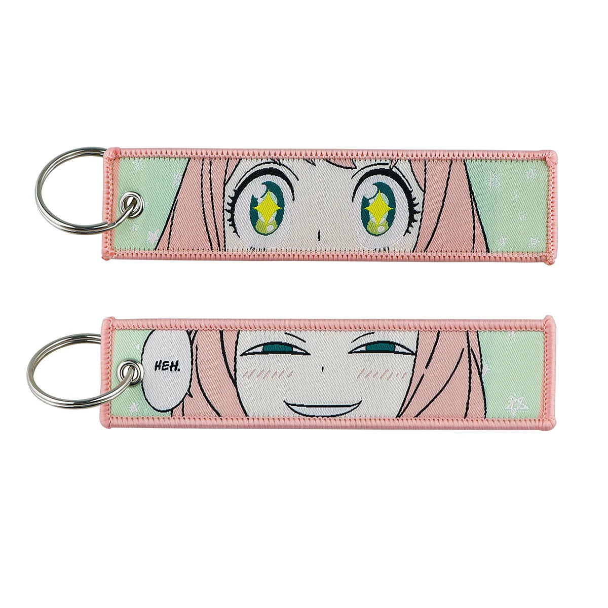 Porte-Clé Brodé Anime Moto