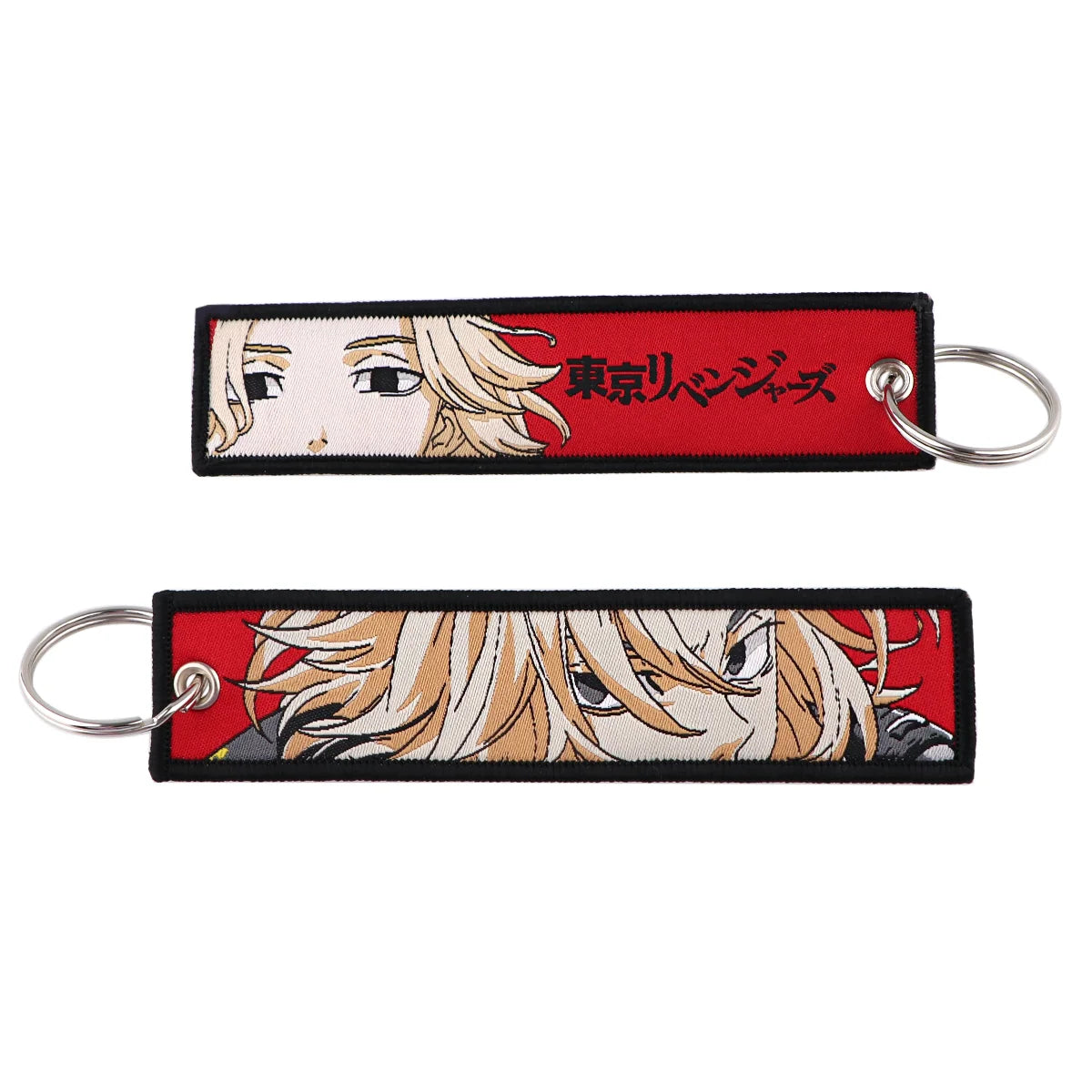 Porte-Clé Brodé Anime Moto