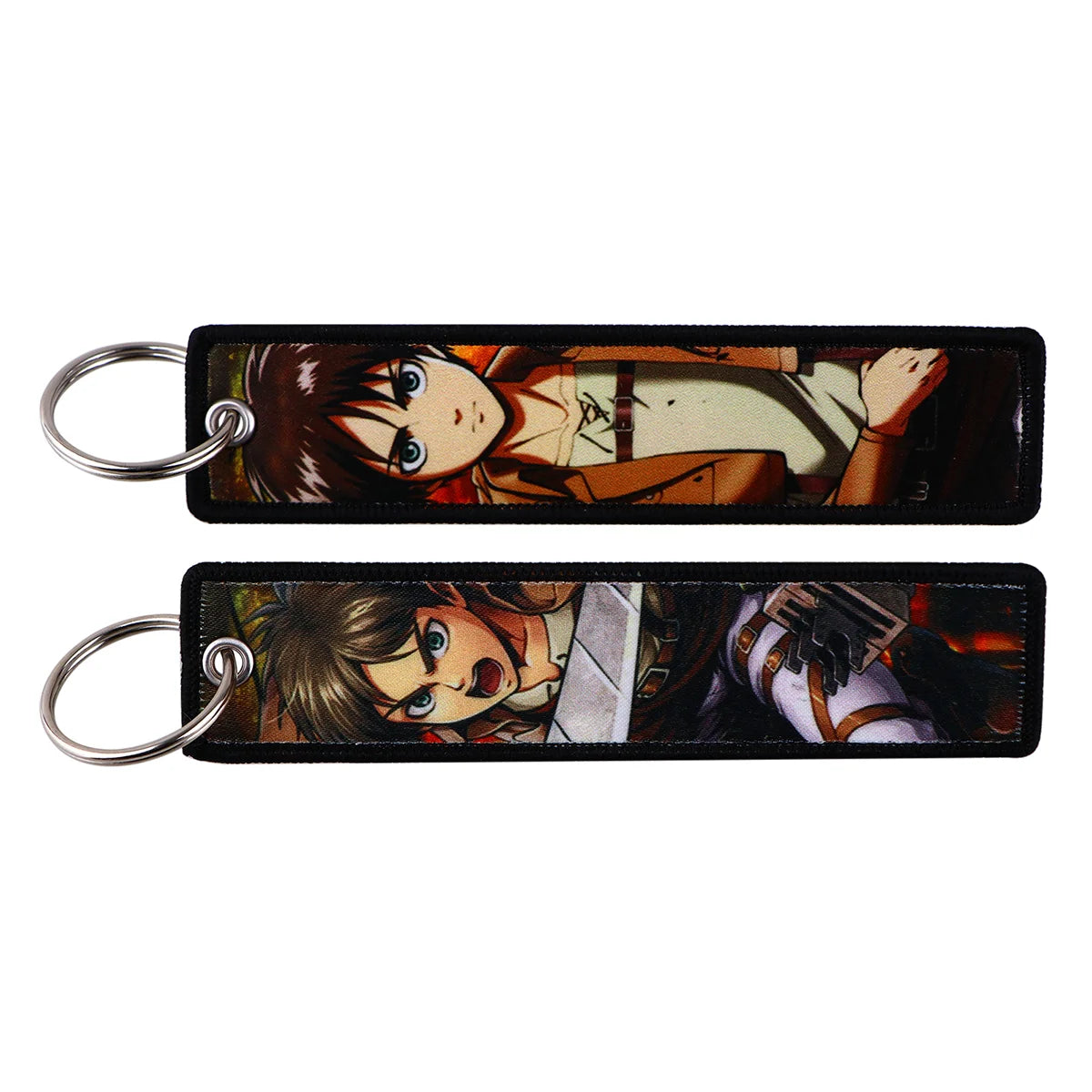 Porte-Clé Brodé Anime Moto