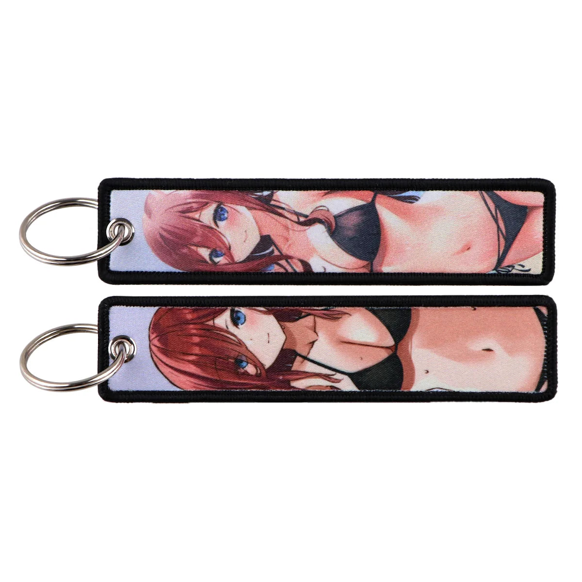 Porte-Clé Brodé Anime Moto
