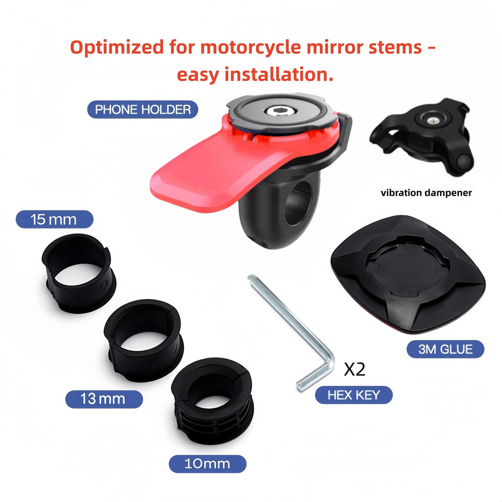 Support Téléphone Rétroviseur Moto