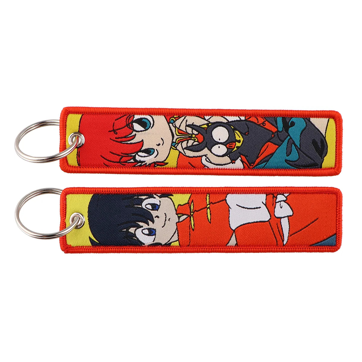 Porte-Clé Brodé Anime Moto