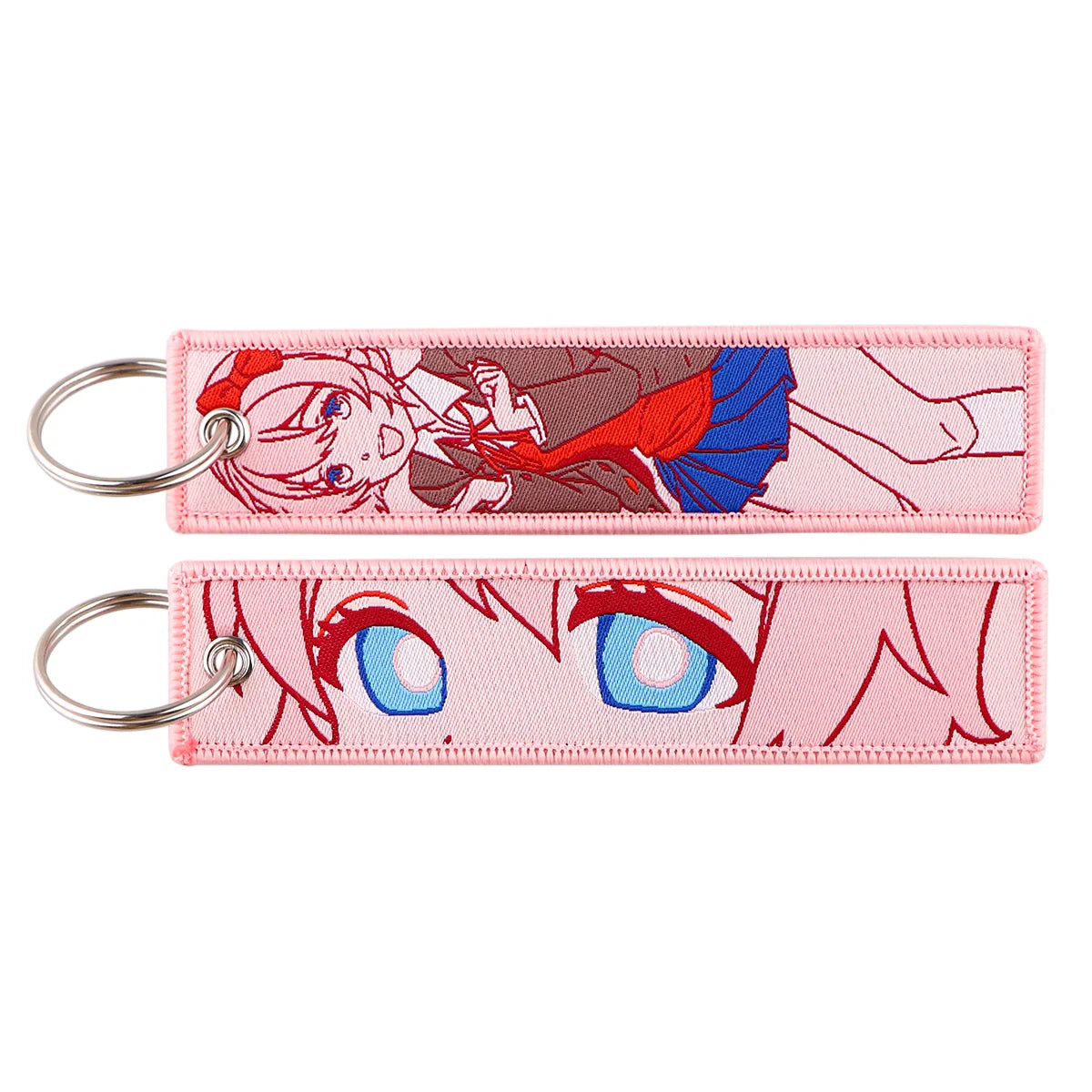 Porte-Clé Brodé Anime Moto