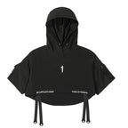 Veste à Capuche Multipoche Techwear
