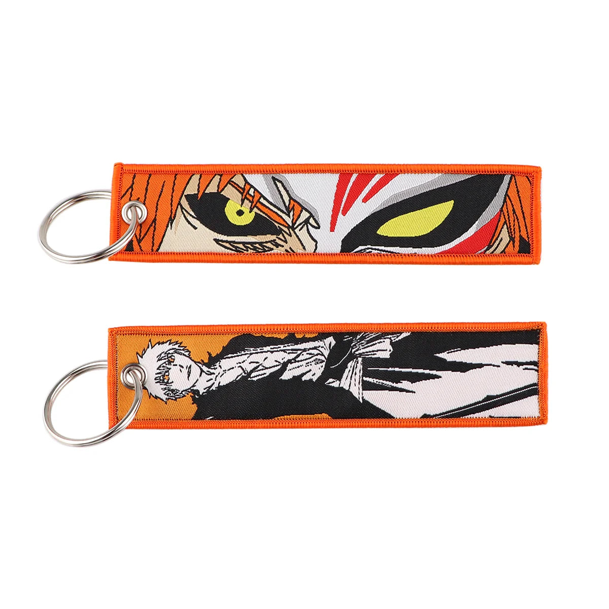 Porte-Clé Brodé Anime Moto