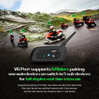 Intercom Moto Bluetooth V6 Pro (6 Riders)
