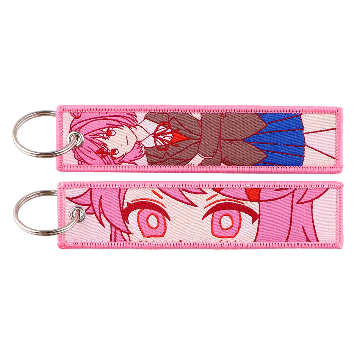 Porte-Clé Brodé Anime Moto