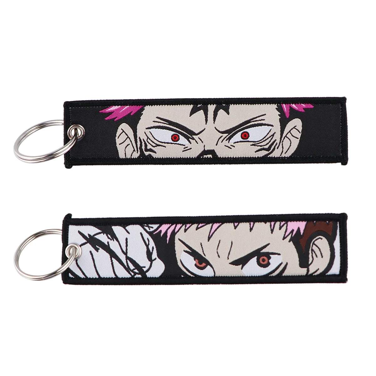 Porte-Clé Brodé Anime Moto