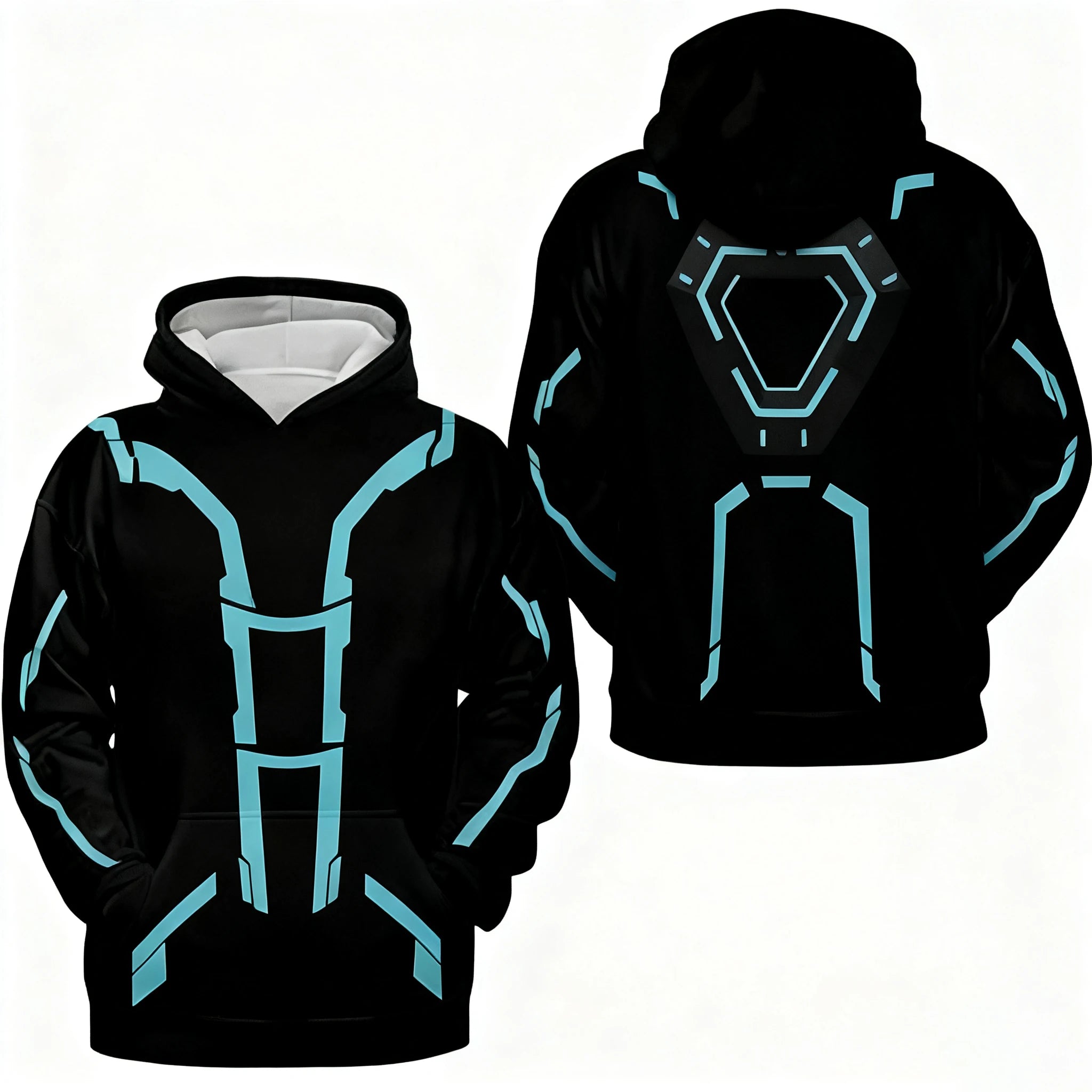 Hoodie Circuit Lumineux