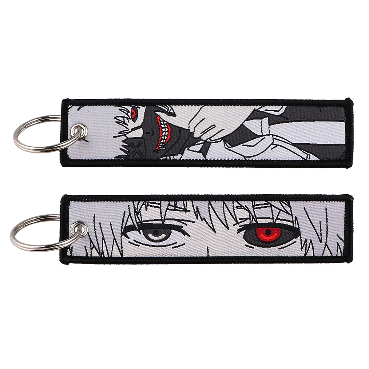 Porte-Clé Brodé Anime Moto
