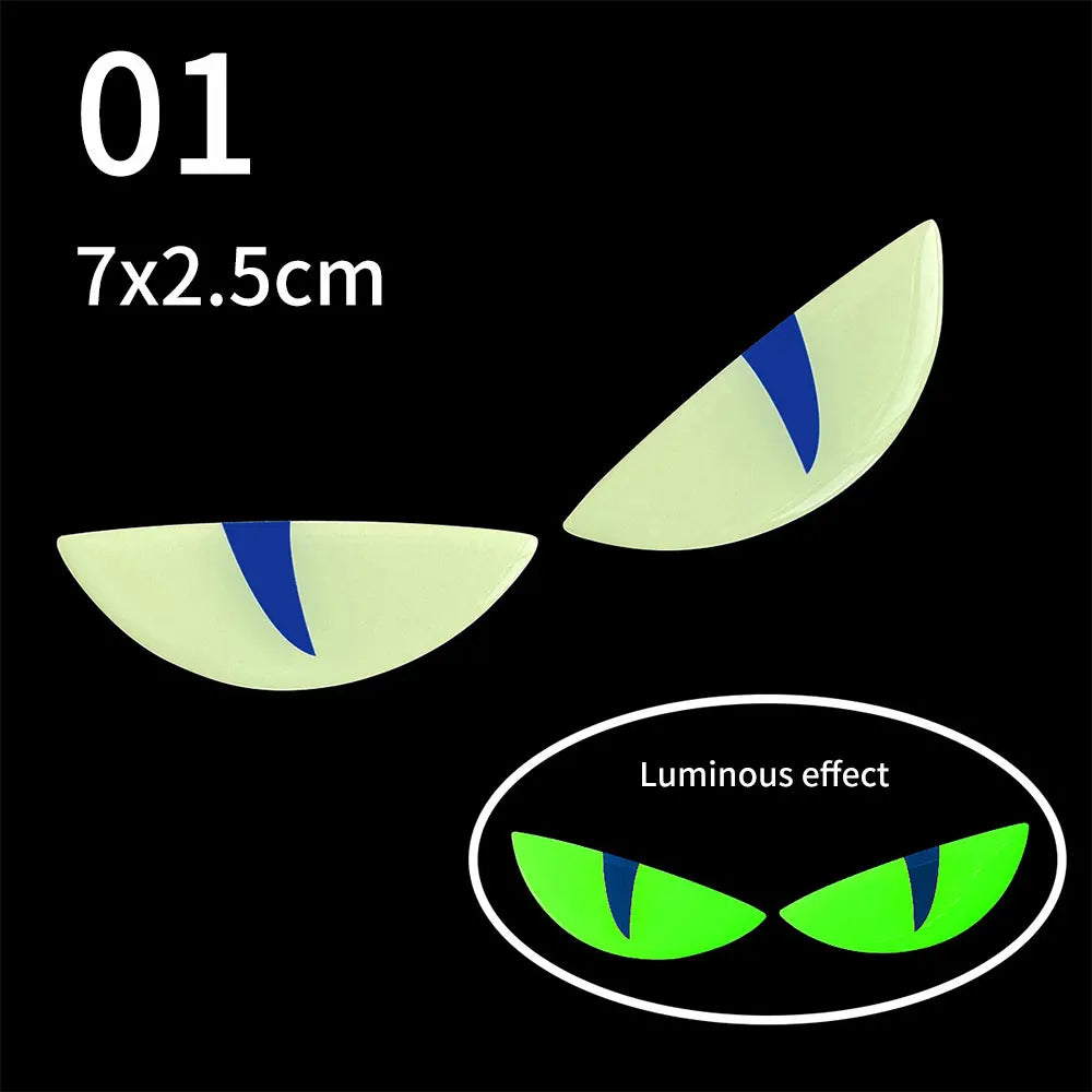 Stickers Réfléchissants Yeux de Démon