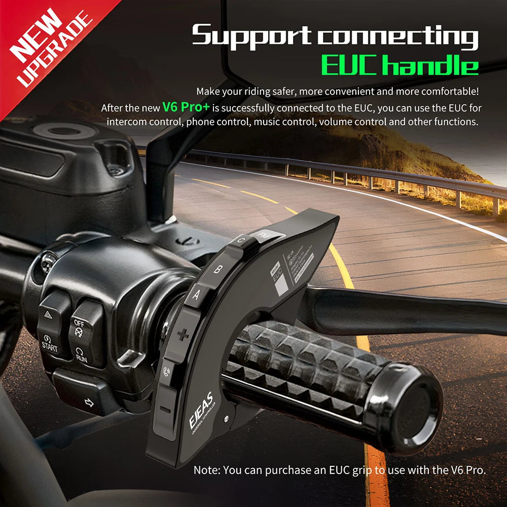 Intercom Moto Bluetooth V6 Pro (6 Riders)