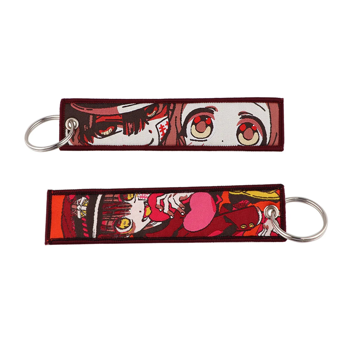 Porte-Clé Brodé Anime Moto