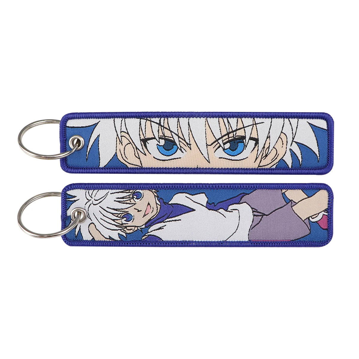 Porte-Clé Brodé Anime Moto