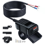 Chargeur USB Guidon Moto 100W