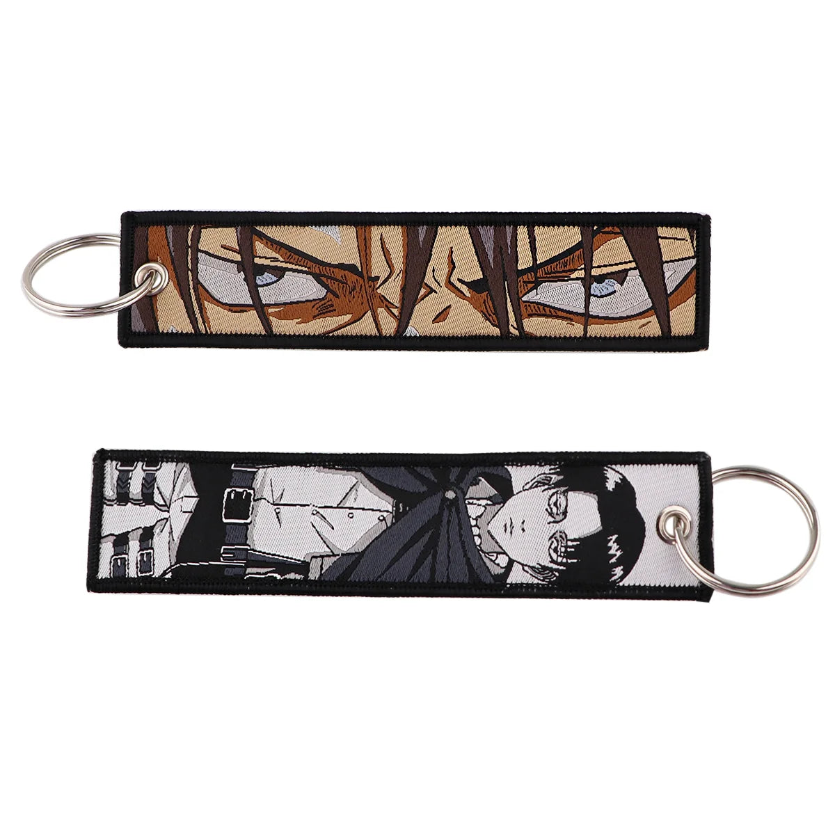 Porte-Clé Brodé Anime Moto