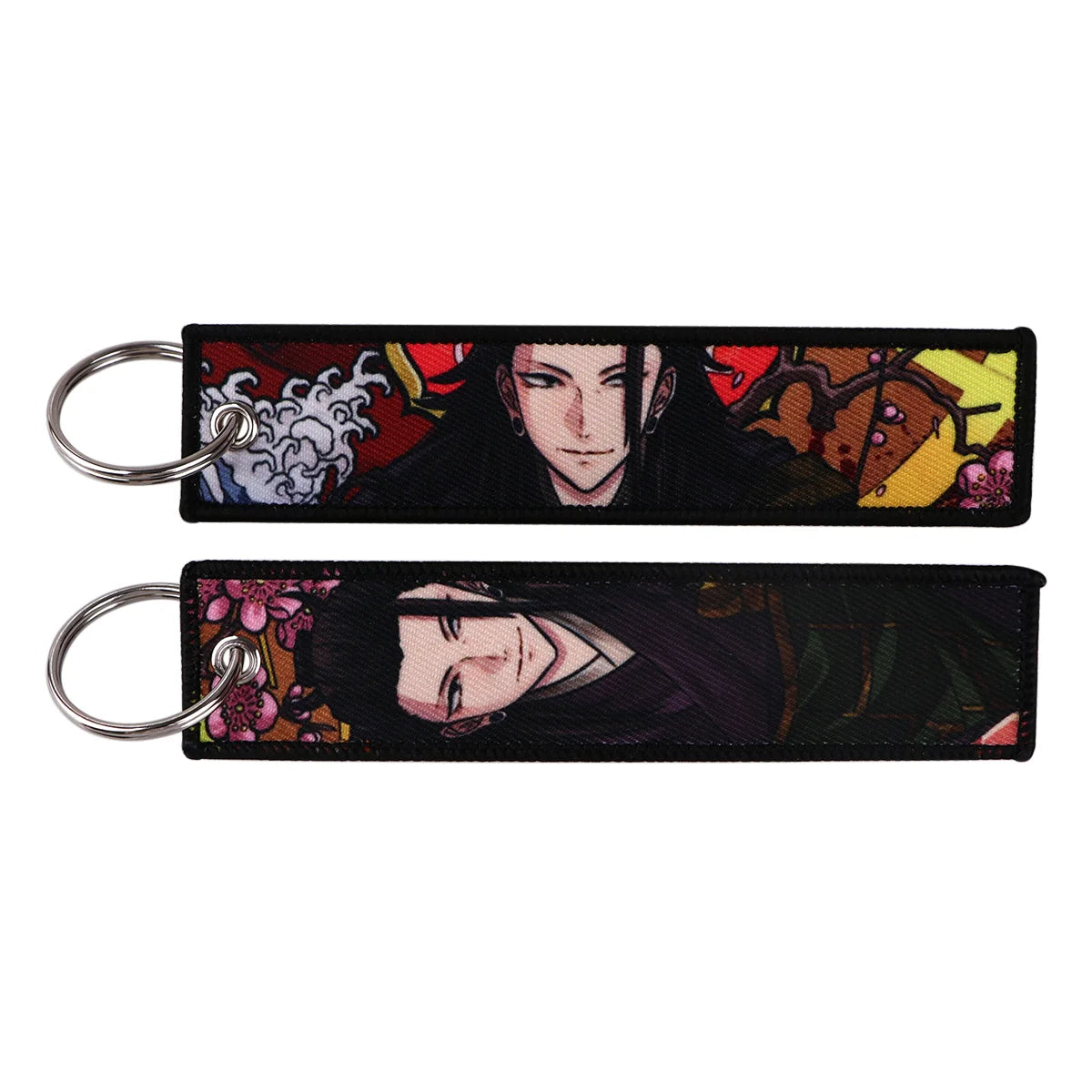 Porte-Clé Brodé Anime Moto