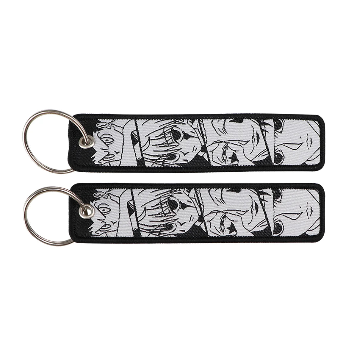 Porte-Clé Brodé Anime Moto