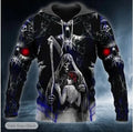 Hoodie Skull 3D Homme