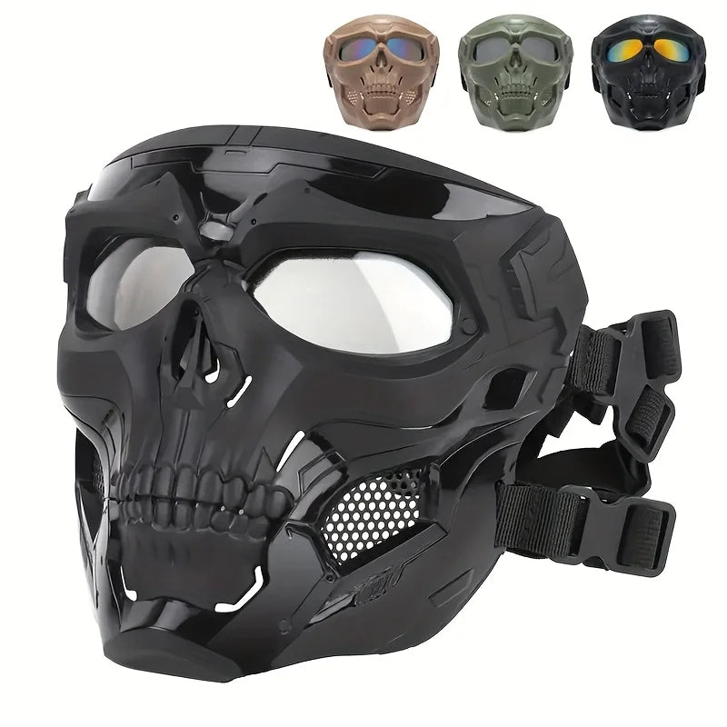 Masque Skull Intégral à Lunettes