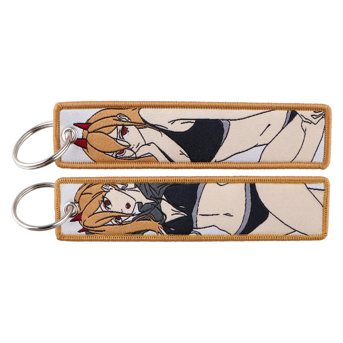 Porte-Clé Brodé Anime Moto