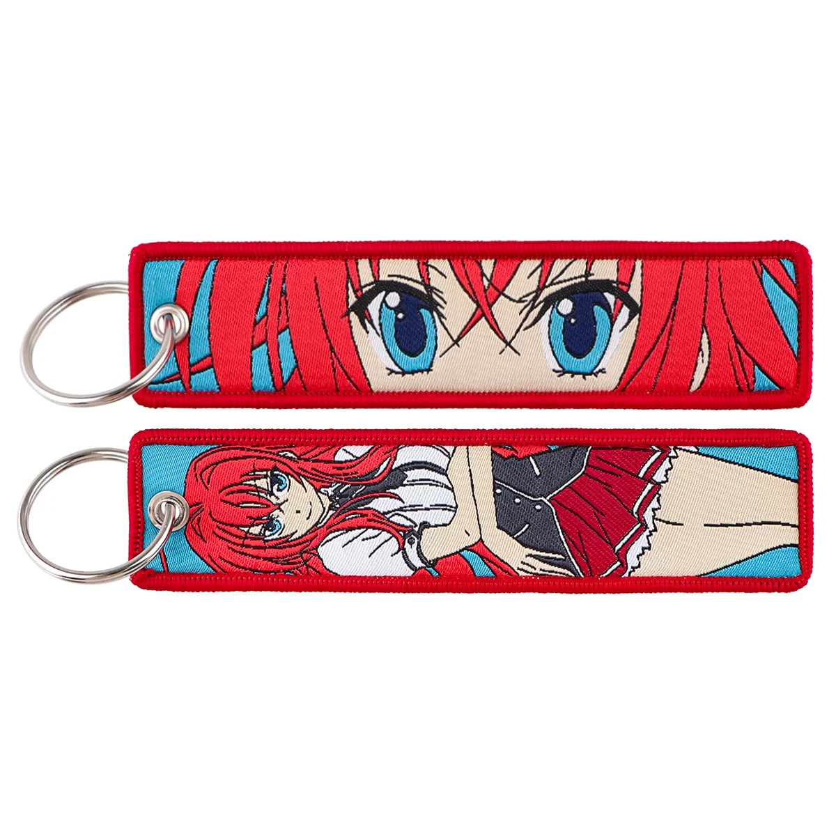 Porte-Clé Brodé Anime Moto