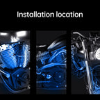 Bandeau LED RGB Moto Connecté