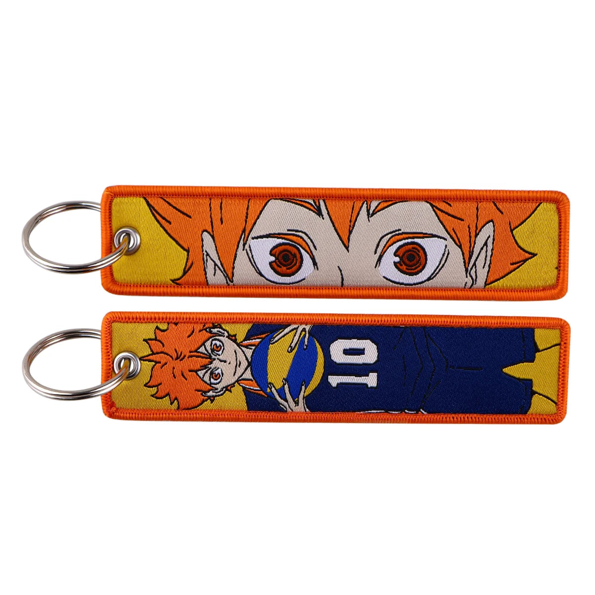 Porte-Clé Brodé Anime Moto