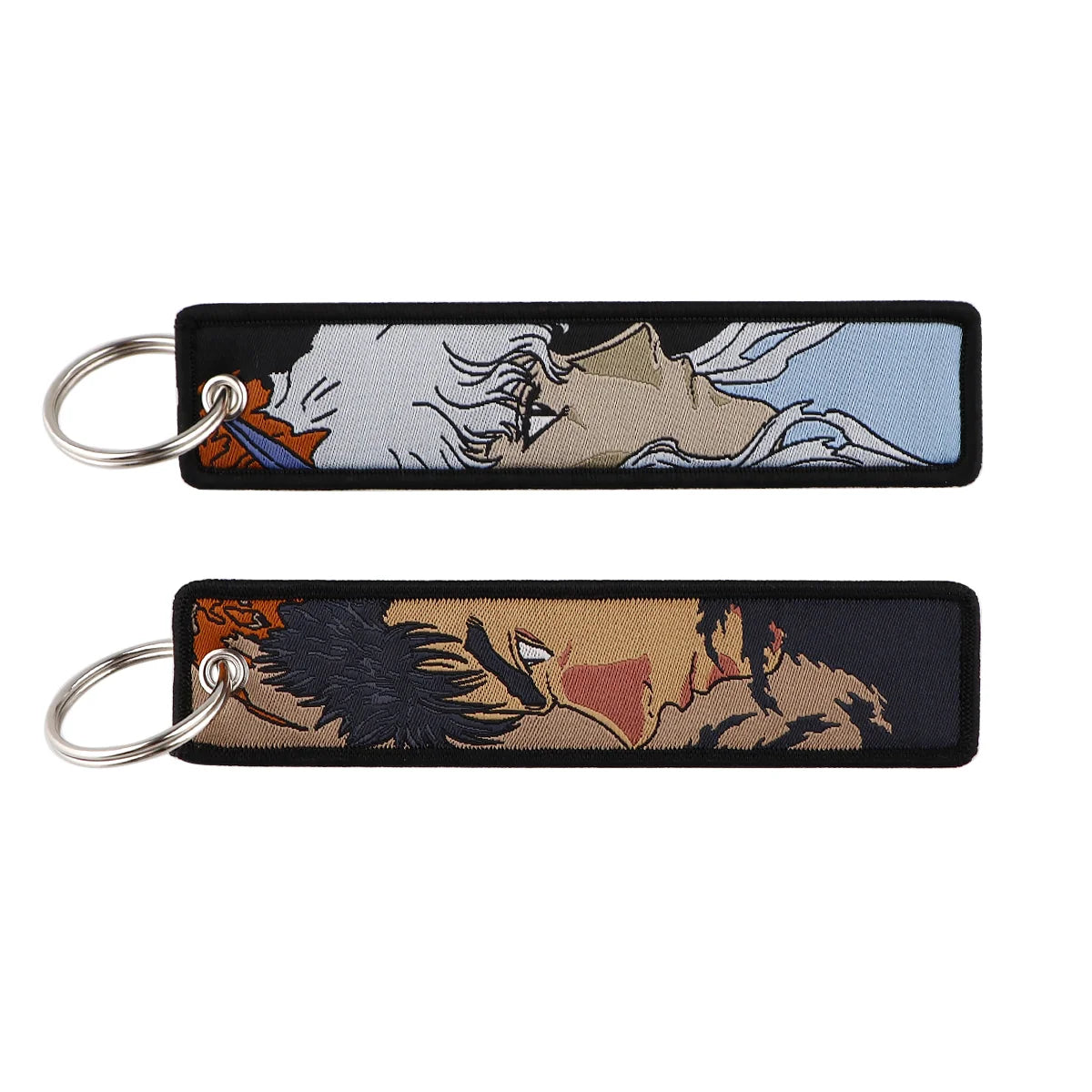 Porte-Clé Brodé Anime Moto