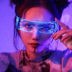 Lunettes LED Lumineuses Cyberpunk