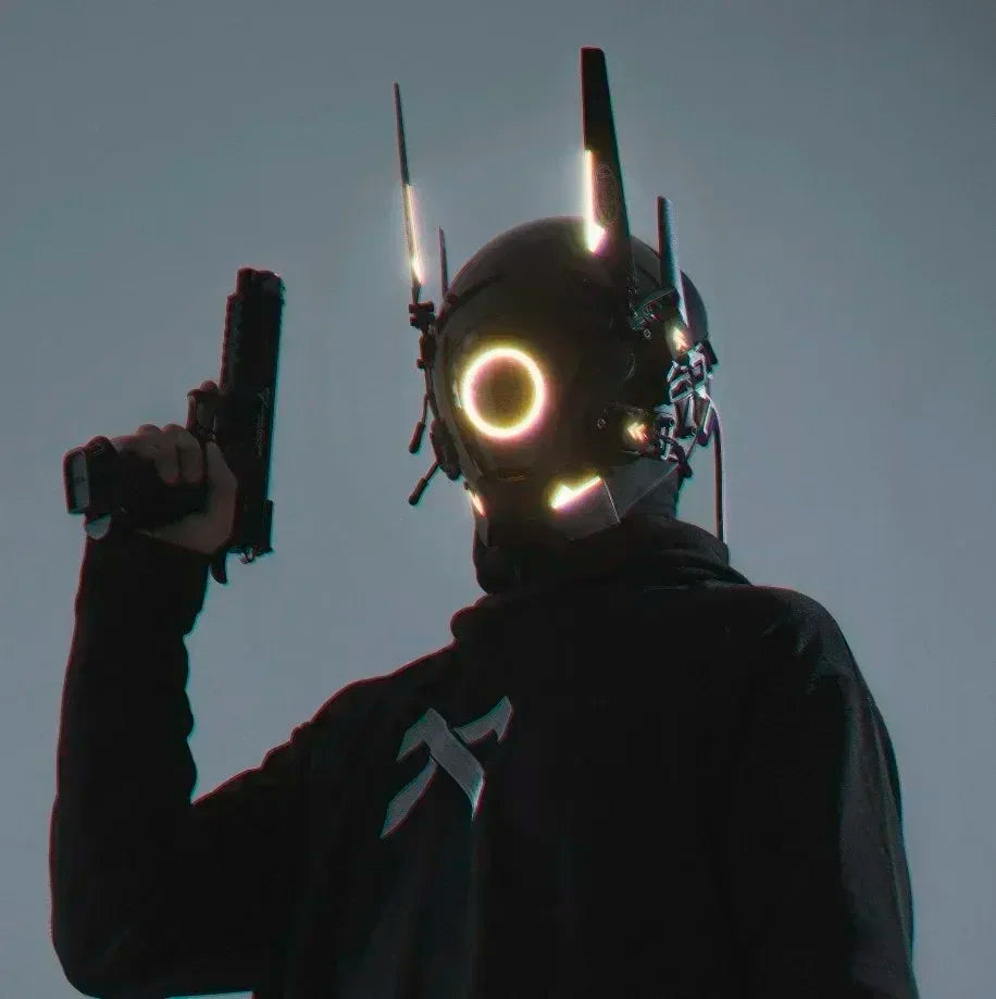 Masque LED Shinobi Samouraï
