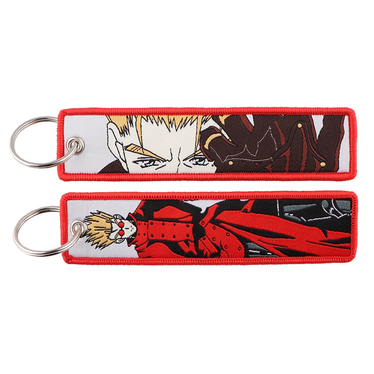 Porte-Clé Brodé Anime Moto