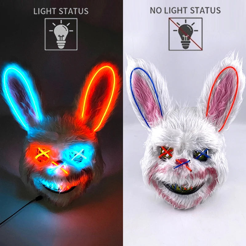 Masque LED Lapin Sanglant Édition Limitée