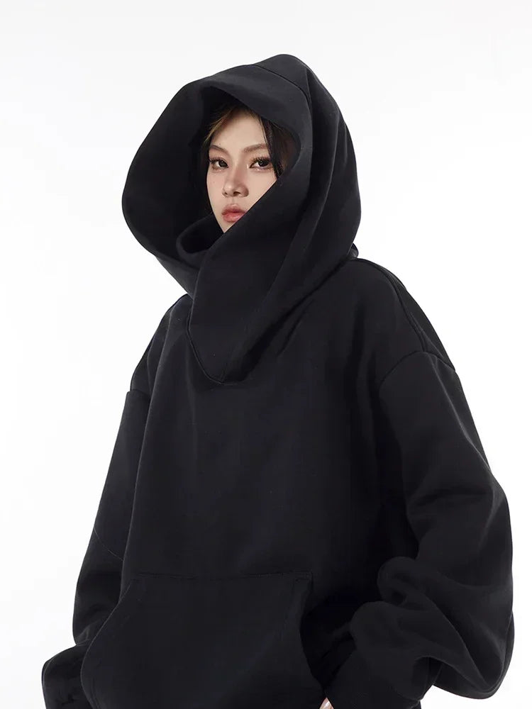 Hoodie Col Montant Ninja Oversize