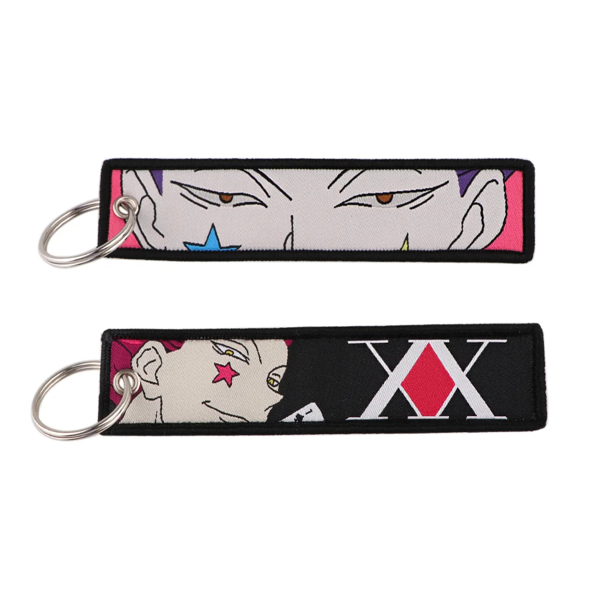 Porte-Clé Brodé Anime Moto