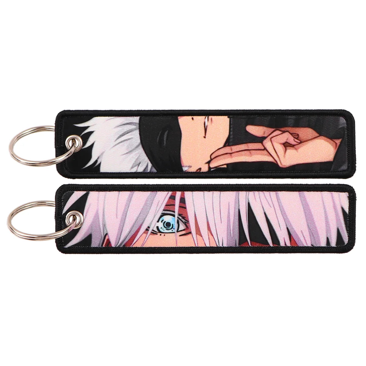 Porte-Clé Brodé Anime Moto