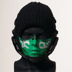 Masque Demi-Visage Mecha Cyberpunk