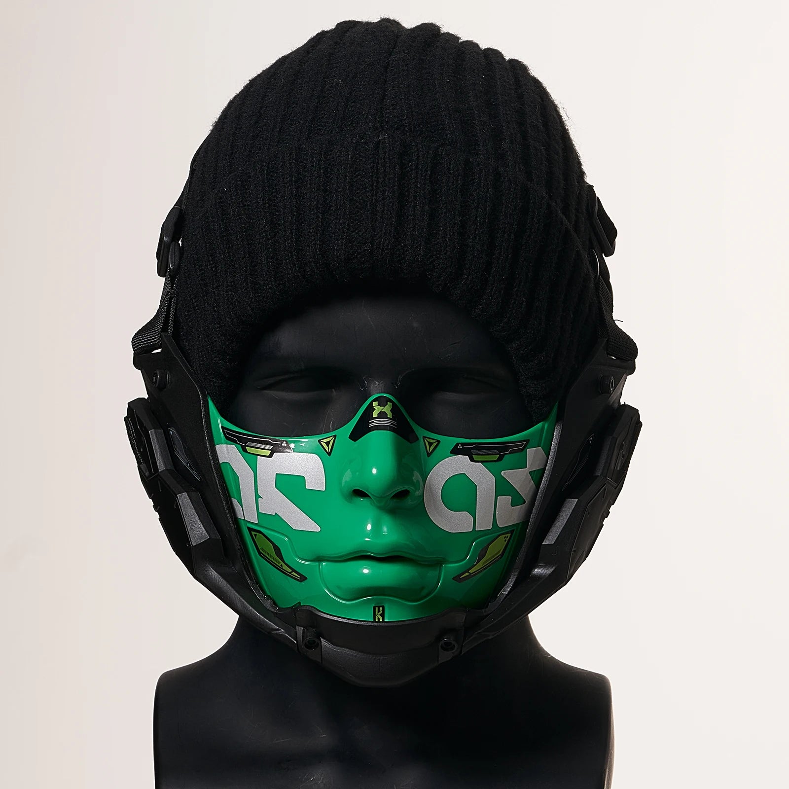 Masque Demi-Visage Mecha Cyberpunk