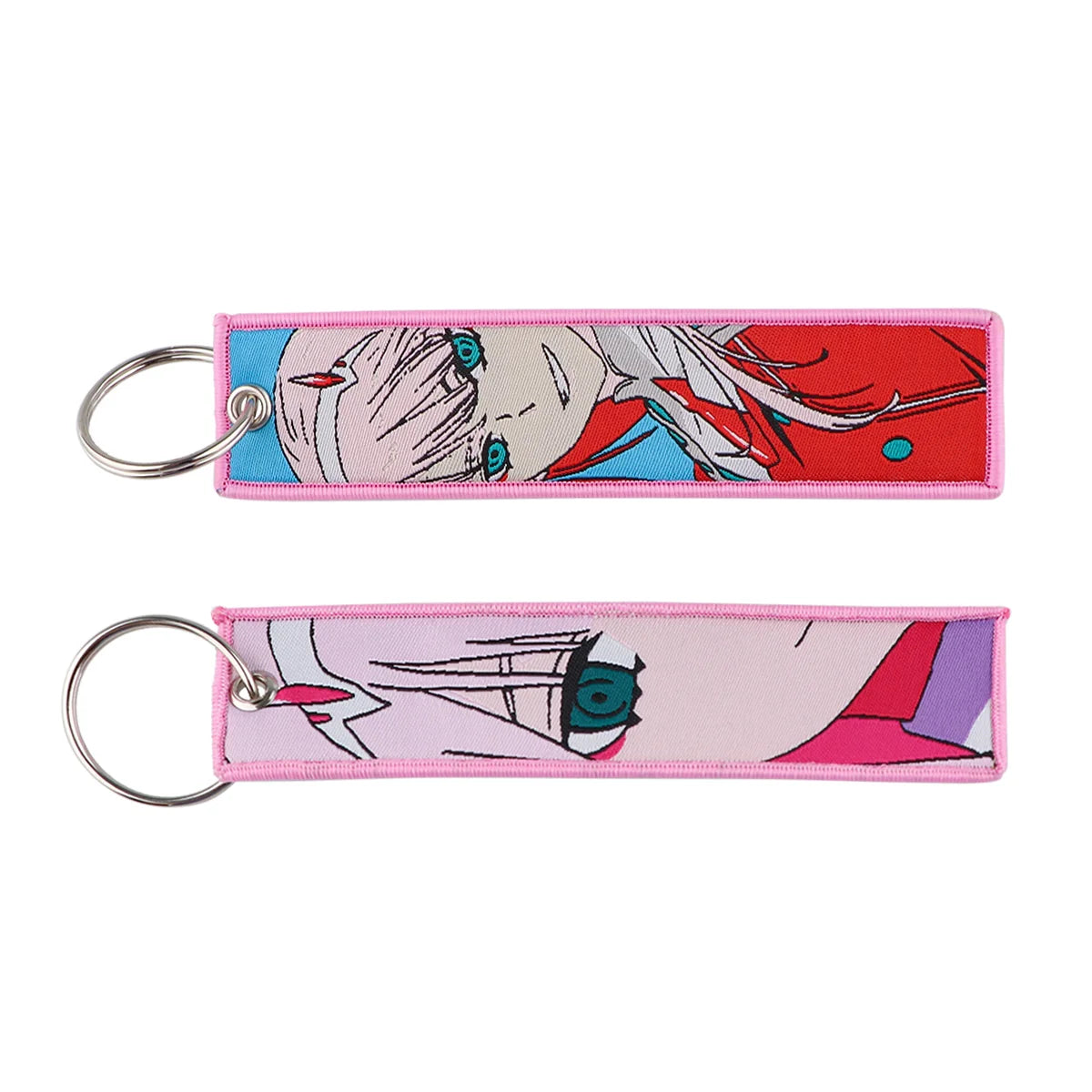 Porte-Clé Brodé Anime Moto