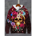Sweat Vintage Skull 3D Oversize
