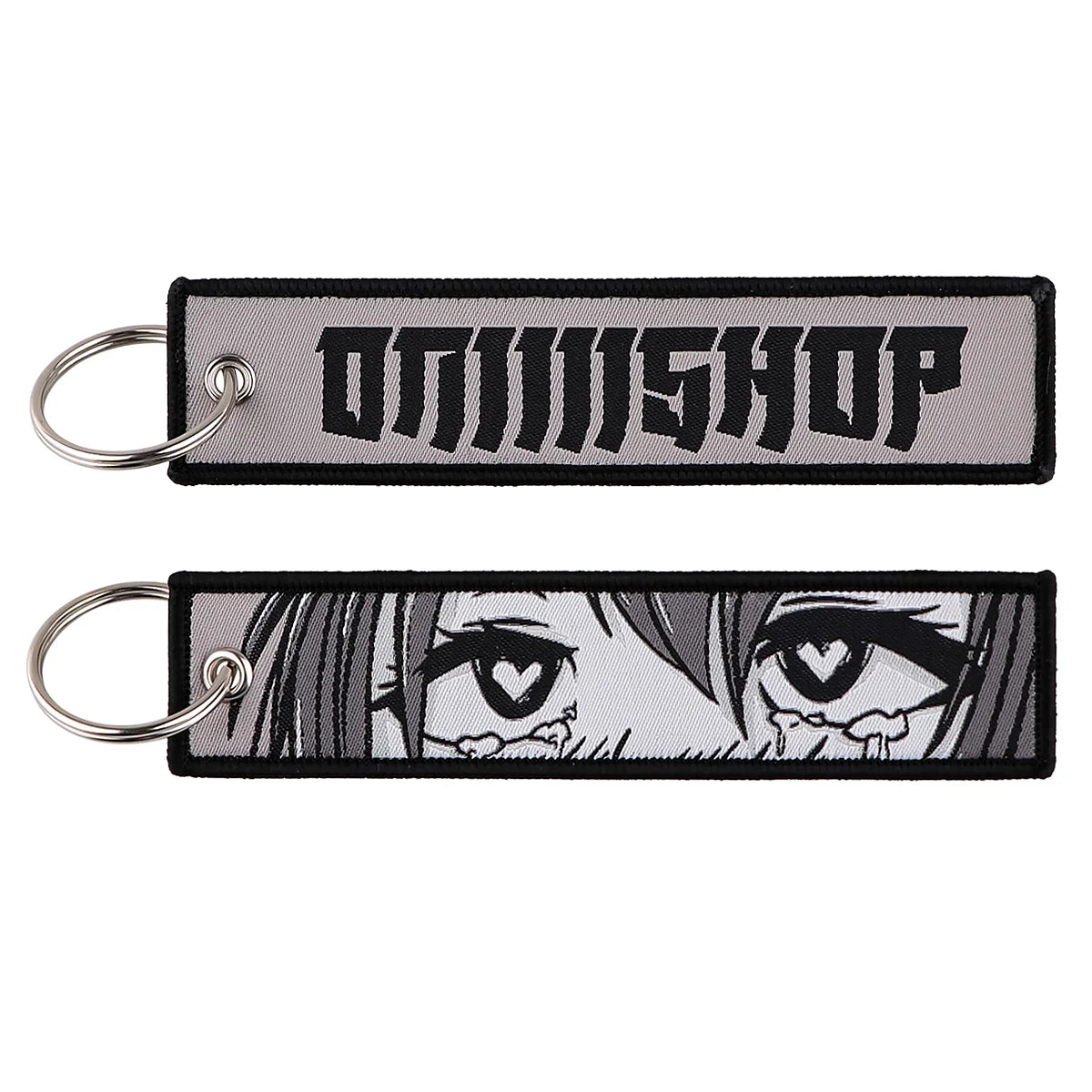 Porte-Clé Brodé Anime Moto