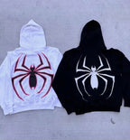Hoodie Zippé Spider Femme Streetwear