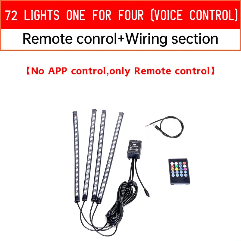 Bandeau LED RGB Moto Connecté